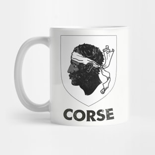 Corsica -- Vintage Style Crest Design Mug